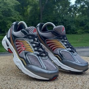 Fila Men's Inspell Dark Silver/Fila Red/Gold Fusio